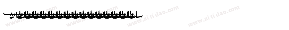 GE Sultan字体转换